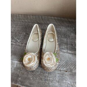 Joyfolie Charlotte Gold Glitter Flats Toddler  Girls Size Youth 2